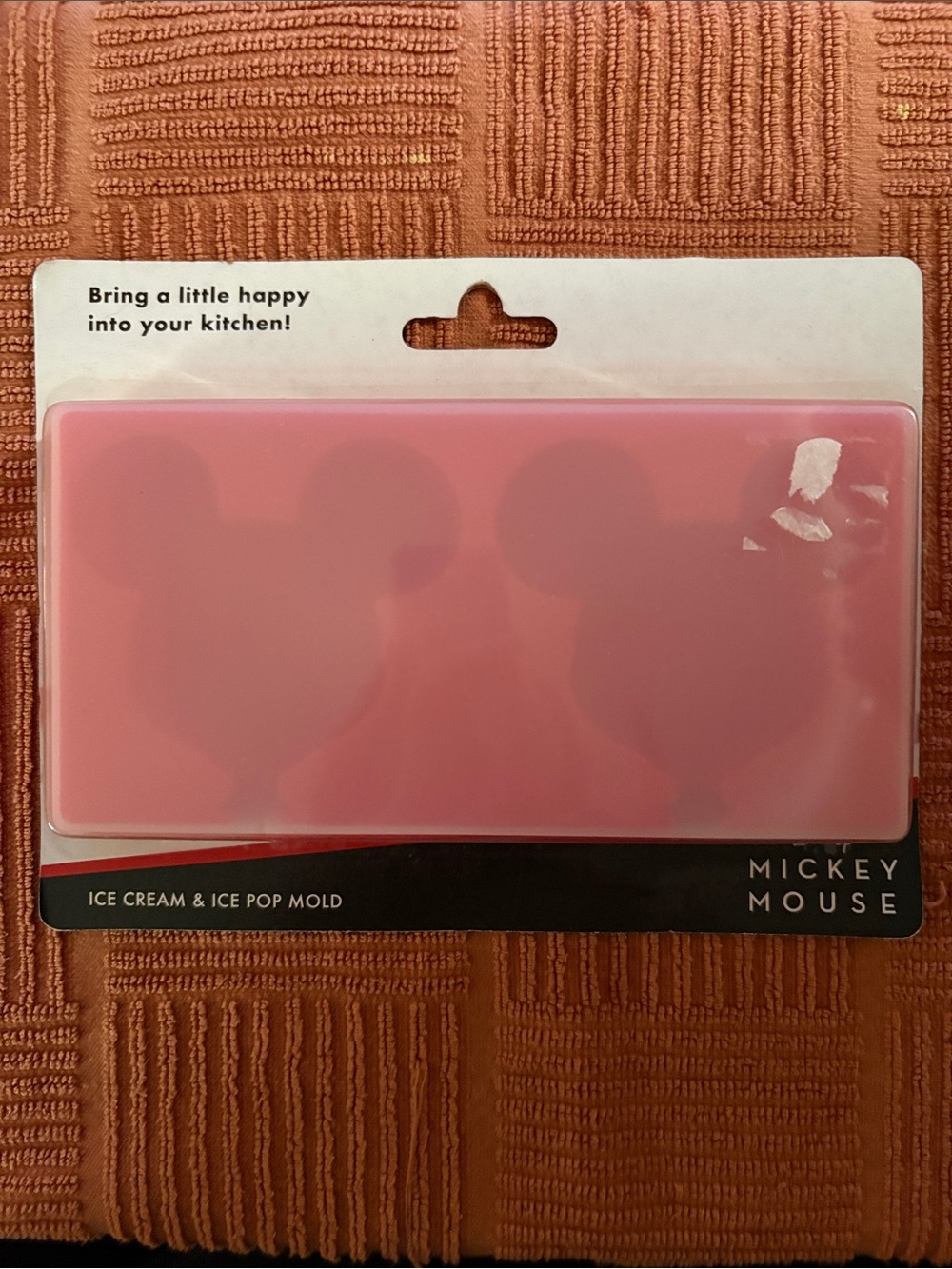 Disney Mickey Mouse Ice Cream & Ice Pop Mold - Red Tray